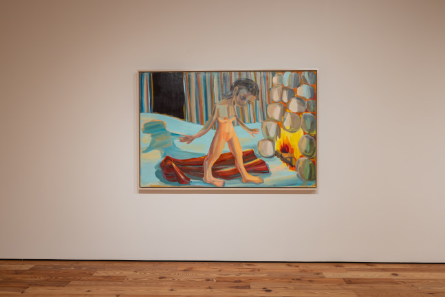 Installation view, Judith Linhares: The Artist as Curator, Sarasota Art Museum, Sarasota, FL, Photo by Ryan Gamma