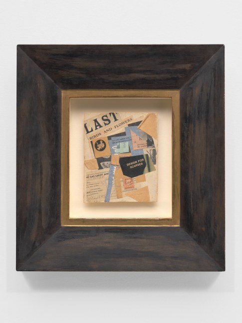 C 50 letzte V&amp;ouml;gel und Blumen (C 50 Last Birds and Flowers), 1946
Collage on paper mounted on card
6.5 x 5.5 inches (16.51 x 13.97 cm)