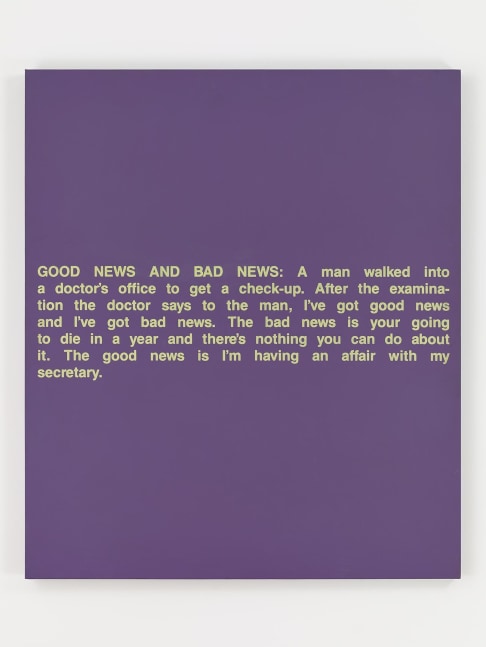 RICHARD PRINCE: MONOCHROMATIC JOKES - - Exhibitions - Nahmad