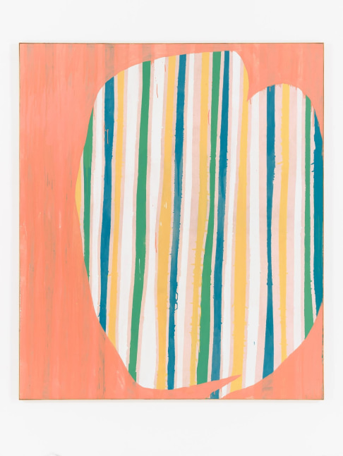 Photo-souvenir:&amp;nbsp;Enamel paint on cotton canvas, July 1965,Enamel paint on cotton canvas (bed sheet),&amp;nbsp;88 3/4 x 75 1/2 in/&amp;nbsp;225 x 192 cm.
Courtesy of the artist and Bortolami, New York&amp;nbsp;