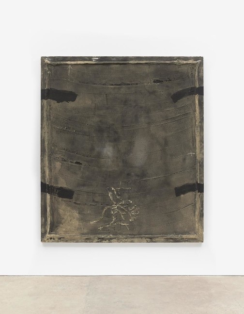 Quatre Bandes (Four Stripes),&amp;nbsp;1998, Oil, sand, and mixed media on wood panel, 78 5/8 x 68 7/8 in. (200 x 175 cm.)&amp;nbsp;&amp;copy; 2017 Comissi&amp;oacute; T&amp;agrave;pies / Artists Rights Society (ARS), New York / VEGAP, Madrid