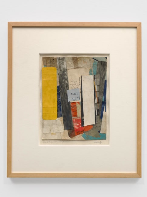 Uernd, 1947
Collage mounted on paper
9.8 x 7.75 inches (24.89 x 19.68 cm)