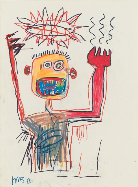 JEAN-MICHEL BASQUIAT
Untitled,&amp;nbsp;1982
Oilstick on paper
30 x 22 inches / 76.2 x 55.9 cm