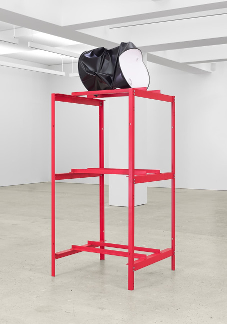 DYLAN LYNCH
Untitled (barrel rack 2),&amp;nbsp;2014
Acrylic on steel
89.5 x 34.5 x 34.25 inches / 227.3 x 87.63 x 86.9 cm