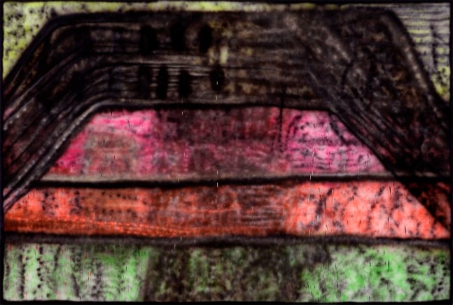 STERLING RUBY
SP44,&amp;nbsp;2008
Spray paint on canvas
125 x 185 inches / 317.5 x 469.9 cm