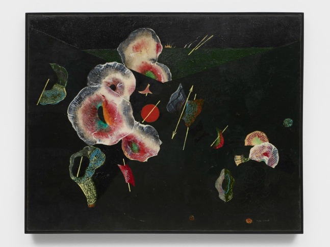 MAX ERNST
Flowers and Arrows, 1929
Oil on canvas
73 x 92 inches (185.4 x 233.7 cm)
&amp;copy; 2020 Artist Rights Society (ARS), New York