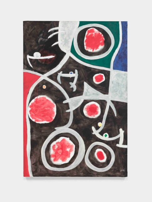 Joan Miró Personnage aux 3 cheveux, oiseaux, constellations (Figure with 3 Strands of Hair, Birds, Constellations), March 7, 1976