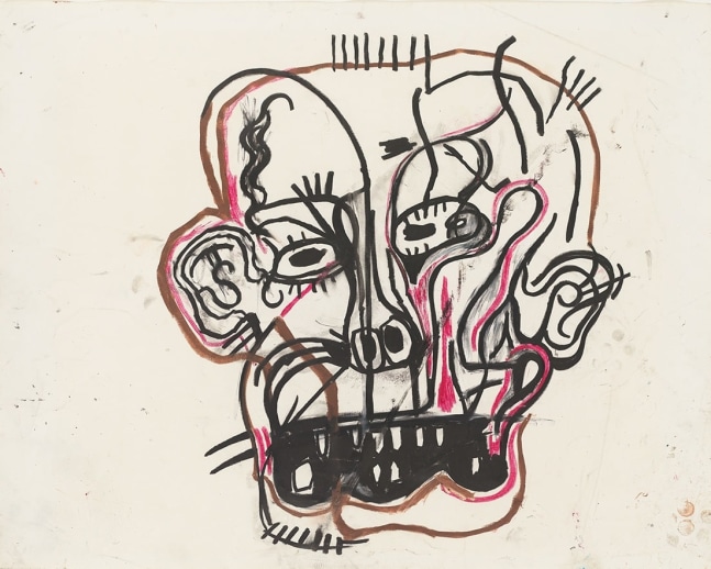 JEAN-MICHEL BASQUIAT
Untitled,&amp;nbsp;1981
Oilstick on paper
19.5 x 24 inches / 49.5 x 61 cm