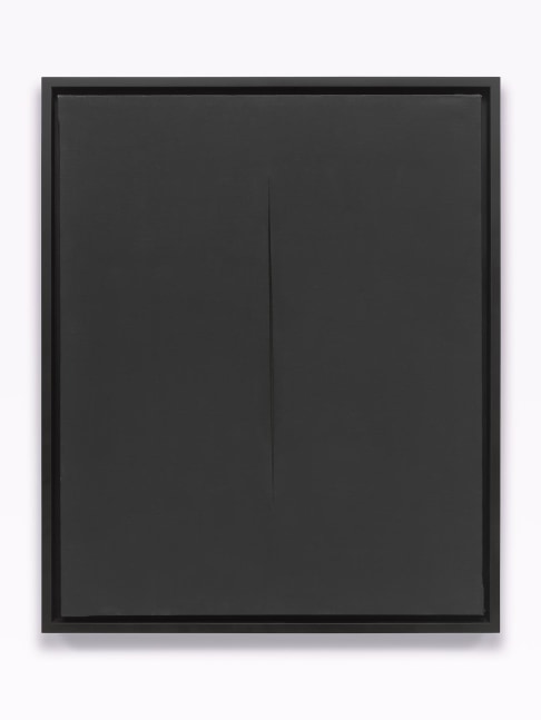 Lucio Fontana,&amp;nbsp;Concetto Spaziale, Attese,&amp;nbsp;1968, Waterpaint on canvas, 39.5 x 32 in. (100 x 81 cm.)&amp;nbsp;&amp;copy; 2017 Artists Rights Society (ARS), New York / SIAE, Rome