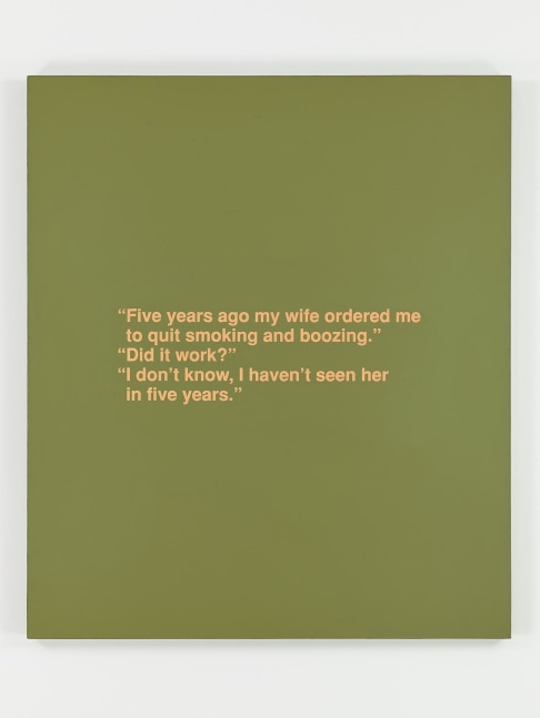 RICHARD PRINCE
Five Years Ago,&amp;nbsp;1994
Acrylic and silkscreen on canvas
56 x 48 inches / 142.2 x 121.9 cm