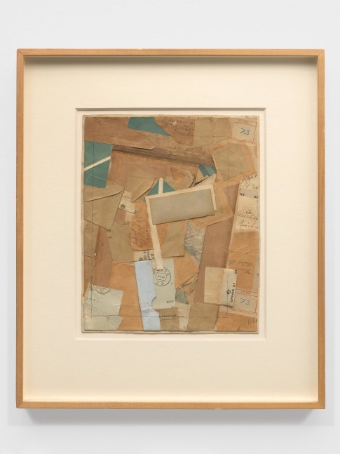 Ohne Titel (Frankreich) (Untitled [France]), 1946-47
Collage and pencil on paper mounted on board
11.5 x 9.4 inches (29.21 x 23.88 cm)