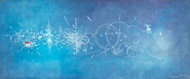 Samsum, March 21, 1978
Oil on canvas
98.4 x 236.2 in / 250 x 600 cm