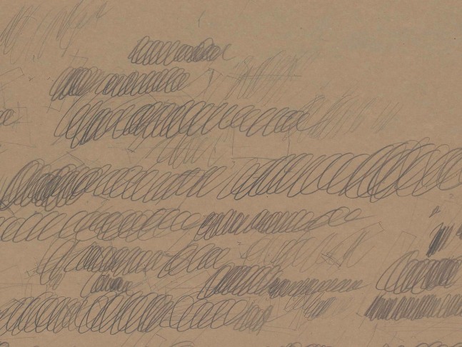 CY TWOMBLY
Untitled,&amp;nbsp;1967
Pencil on cardboard
26.7 x 34.1 inches / 67.8 x 86.6 cm
