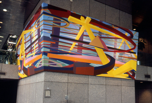 Roberta&amp;#39;s House

1985

Acrylic on canvas

10 feet 6 inches x 43 feet 6 inches

Oliver R. Ocasek Government Office Building, Akron, Ohio