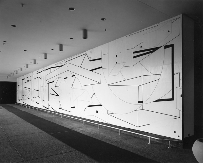 Order-Disorder-Ascension-Descension

1976

Acrylic on canvas

13 x 180 feet

Social Security Administration Building, Philadelphia, Pennsylvania