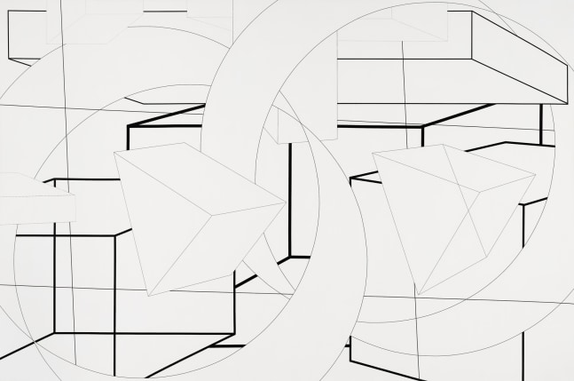 South-Southwest
1973
Acrylic on canvas
96 x 144 inches
Collection of the Whitney Museum of American Art, New York