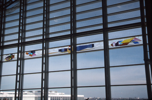 Gravity&amp;#39;s Rainbow (detail)

1996

Laminated and etched glass

2 x 440 feet

Ronald Reagan Washington National Airport, Washington, D.C. (Cesar Pelli, architect)