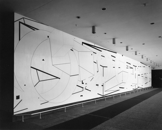 Order-Disorder-Ascension-Descension

1976

Acrylic on canvas

13 x 180 feet

Social Security Administration Building, Philadelphia, Pennsylvania
