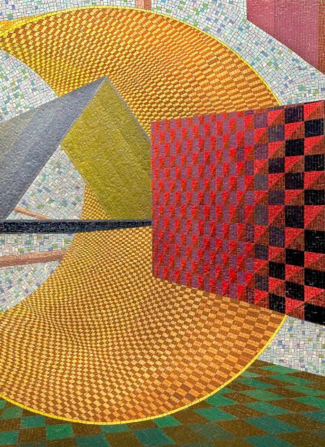 Passing Through (detail)

2004

Glass mosaic

Lexington Avenue - 53rd Street Subway Station, Metropolitan Transit Authority Arts for Transit, New York, New York