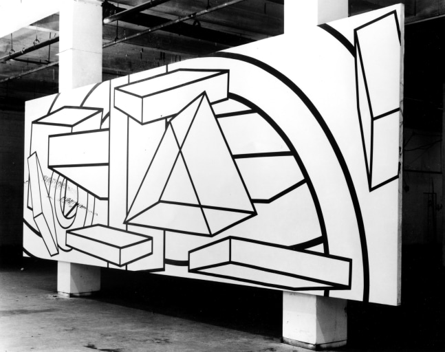 Three Installations of Al Held paintings at Madison Avenue and 57th Street, New York