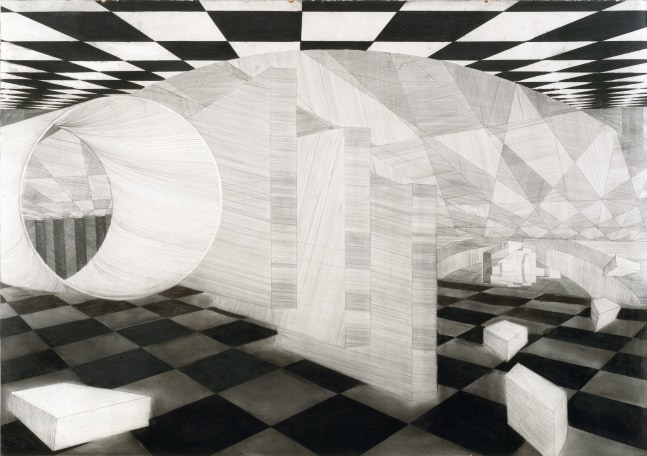 Untitled

1995

Graphite on paper

47 x 67 1/4 inches