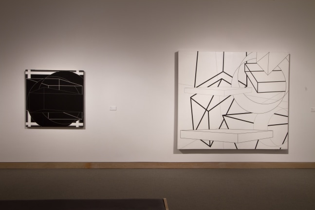 Al Held &amp; Robert Mangold: B/W &amp; Color