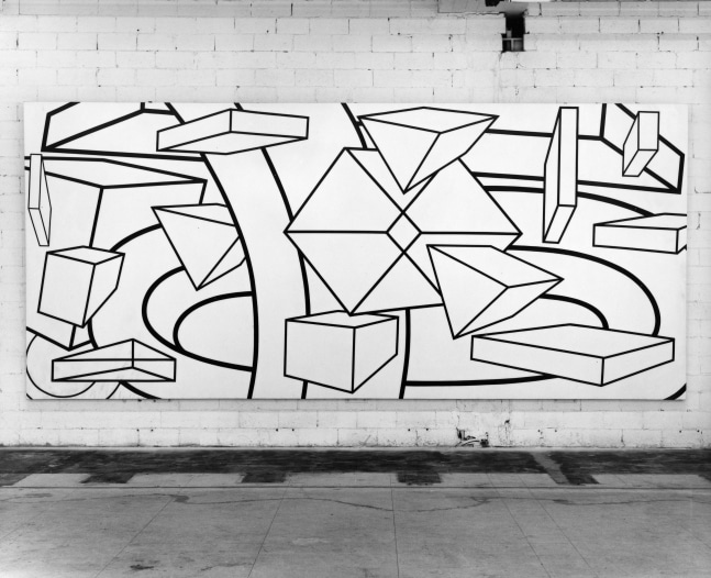 Three Installations of Al Held paintings at Madison Avenue and 57th Street, New York