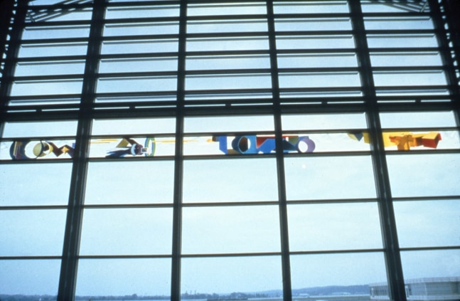 Gravity&amp;#39;s Rainbow (detail)

1996

Laminated and etched glass

2 x 440 feet

Ronald Reagan Washington National Airport, Washington, D.C. (Cesar Pelli, architect)