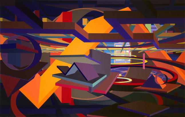Pan North XI

1987

Acrylic on canvas

108 x 168 inches

Collection of the Yale University Art Gallery, New Haven