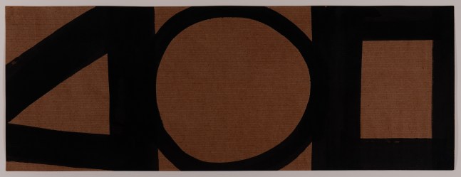 Triangle, Square, Circle

c. 1965

Ink on paper

10 1/2 x 28 1/4 inches