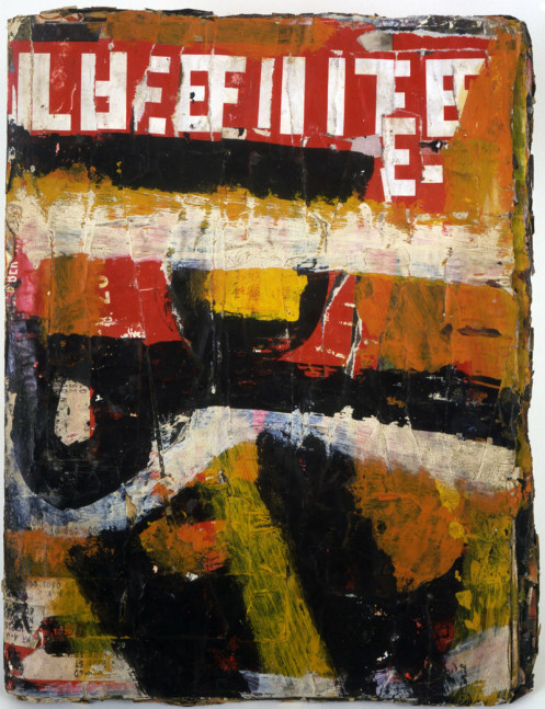 Untitled (Life Magazine)
1959
Oil, ink and printed paper collage on Life magazine
14 3/4 x 11 1/2 inches
Whitney Museum of American Art, New York