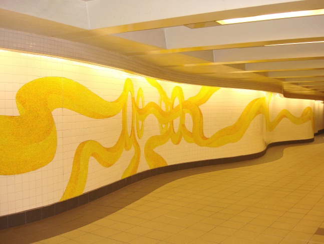 Passing Through (detail)

2004

Glass mosaic

Lexington Avenue - 53rd Street Subway Station, Metropolitan Transit Authority Arts for Transit, New York, New York