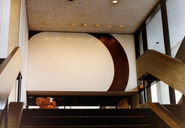 &amp;quot;I&amp;quot; of &amp;quot;I and We&amp;quot;

1967

Acrylic on canvas

11 x 21 feet

Tower East, Shaker Heights, Ohio, 1969-1999 (Walter Gropius, architect)