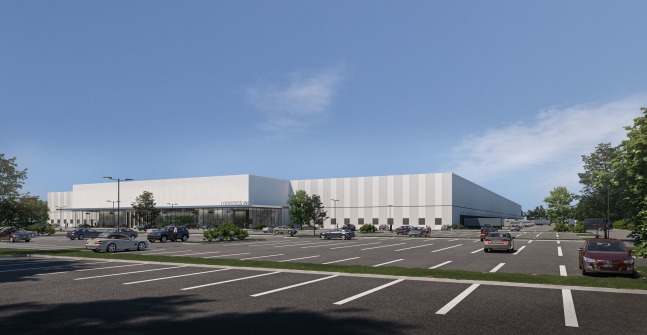 Exterior View of Brookhaven Logistics Center - Rendering