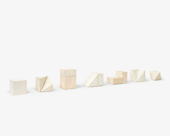 Untitled, (Row II)
Card stock, 7 units, 4&amp;ndash;6 in. (10.5_15.2 cm)