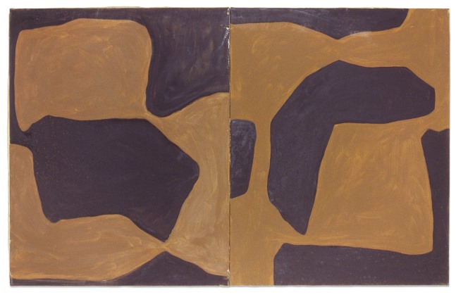 Untitled, 1959
Oil on canvas
30 &amp;times; 48 in. (76.2 &amp;times; 121.9 cm), two panels