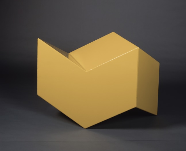 Steel, painted yellow
301&amp;frasl;4 &amp;times; 44 &amp;times; 17 in. (76.8 &amp;times; 111.8 &amp;times; 43.2 cm), unique
Private collection