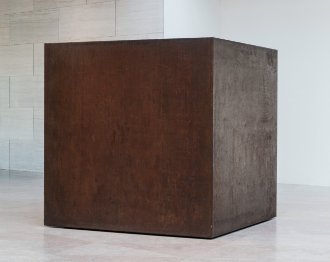 Steel, oiled finish
6 &amp;times; 6 &amp;times; 6 ft. (182.9 &amp;times; 182.9 &amp;times; 182.9 cm), edition 2/3
National Gallery of Art, Washington, DC