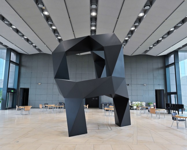 Aluminum, painted black
17 ft. 11&amp;frasl;4 in. &amp;times; 13 ft. 71&amp;frasl;4&amp;nbsp;in. &amp;times; 15 ft. 81&amp;frasl;2&amp;nbsp;in. (521.3 &amp;times; 414.7 &amp;times; 478.8 cm), edition 1/3
Benesse Holdings, Inc., Japan