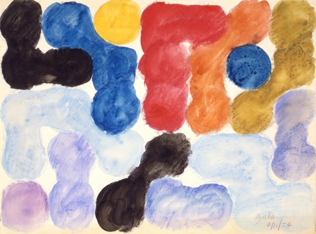 Untitled, 1954
Watercolor on paper
14 &amp;times; 18 7/8 in. (35.6 &amp;times; 47.9 cm)