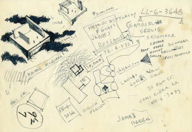 Sketch, ink and graphite on paper
7 1/4 &amp;times; 10 1/2 in. (18.4 &amp;times; 26.7 cm)
