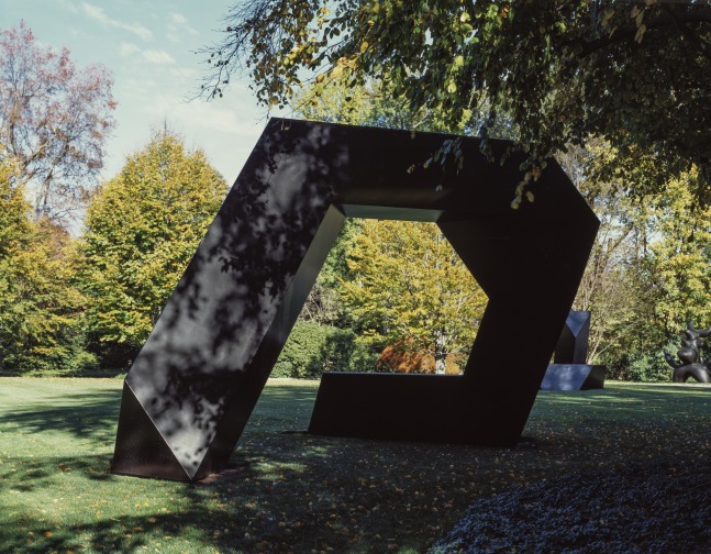 Steel, painted black
15 ft. 1 in. &amp;times; 25 ft. 6 in. &amp;times; 18 ft. 7 in. (459.7 &amp;times; 777.2 &amp;times; 566.4 cm), edition AP
Private collection