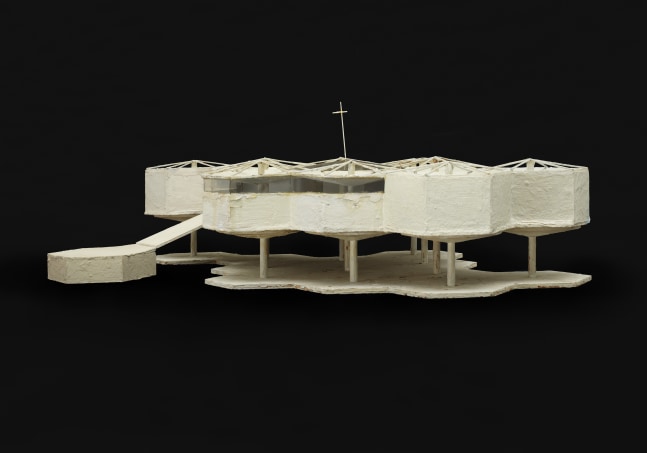 Model, painted wood and cardboard
6 3/4 &amp;times; 29 &amp;times; 18 1/4 in. (17.1 &amp;times; 73.7 &amp;times; 46.4 cm)