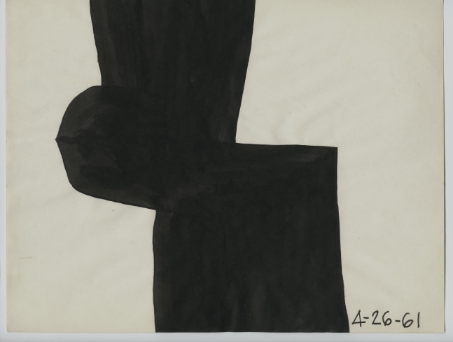 Untitled, 1961
Ink on paper
8 3/8 &amp;times; 10 7/8 in. (21.3 &amp;times; 27.6 cm)