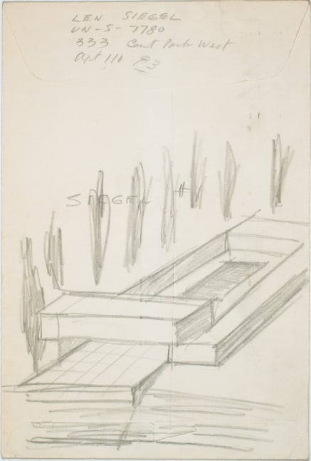 Sketch, graphite on paper
9 1/2 &amp;times; 6 1/2 in. (24.1 &amp;times; 16.5 cm)