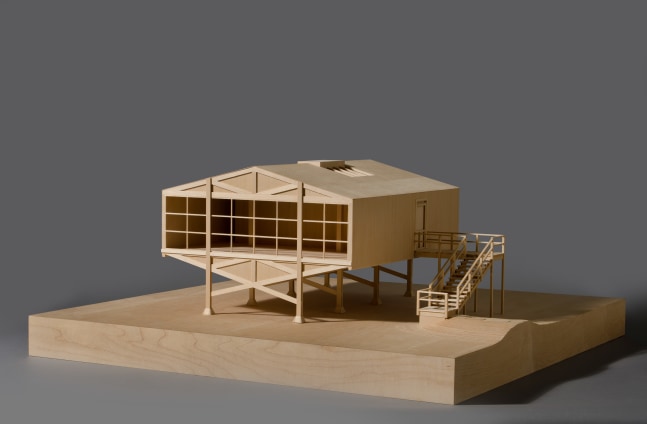 Exhibition model, 1998, basswood
16 &amp;times; 34 &amp;times; 34 in. (40.6 &amp;times; 86.4 &amp;times; 86.4 cm)