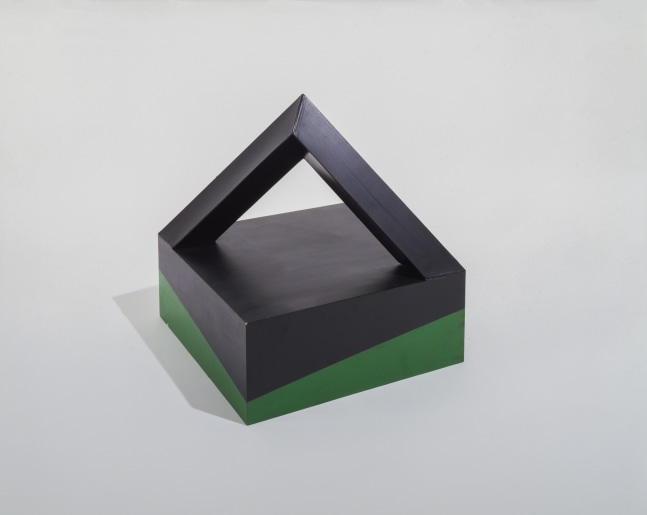 Wood model, painted black and green
26 &amp;times; 23 &amp;times; 23 in. (66 &amp;times; 58.4 &amp;times; 58.4 cm)