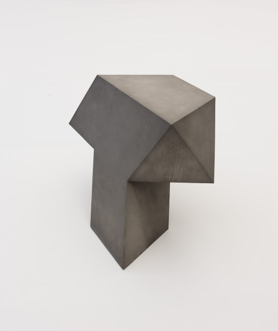 Sandblasted stainless steel
223&amp;frasl;4 &amp;times; 35 &amp;times; 191&amp;frasl;4 in. (57.8 &amp;times; 88.9 &amp;times; 48.9 cm)
Foundation Kurt Fried Collection, Museum Ulm, Germany