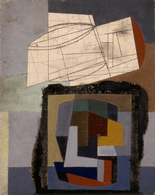 Untitled, ca. 1937
Oil and pencil on canvas board
10 &amp;times; 8 in. (25.4 &amp;times; 20.3 cm)