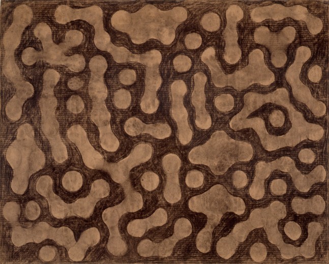 Untitled, 1953&amp;ndash;55
Charcoal on brown paper
31 3/4 &amp;times; 39 1/4 in. (80.6 &amp;times; 99.7 cm)
The Metropolitan Museum of Art, New York